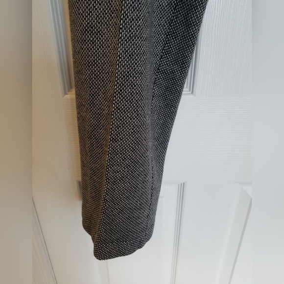 Betabrand Men's Yoga Dress Pants Tweed Like Wide Leg Size 36×32 Gray Black - Picture 6 of 17